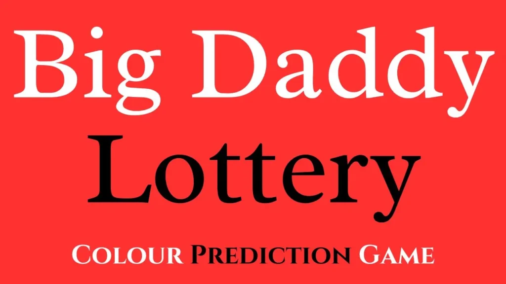 Big Daddy Lottery Login